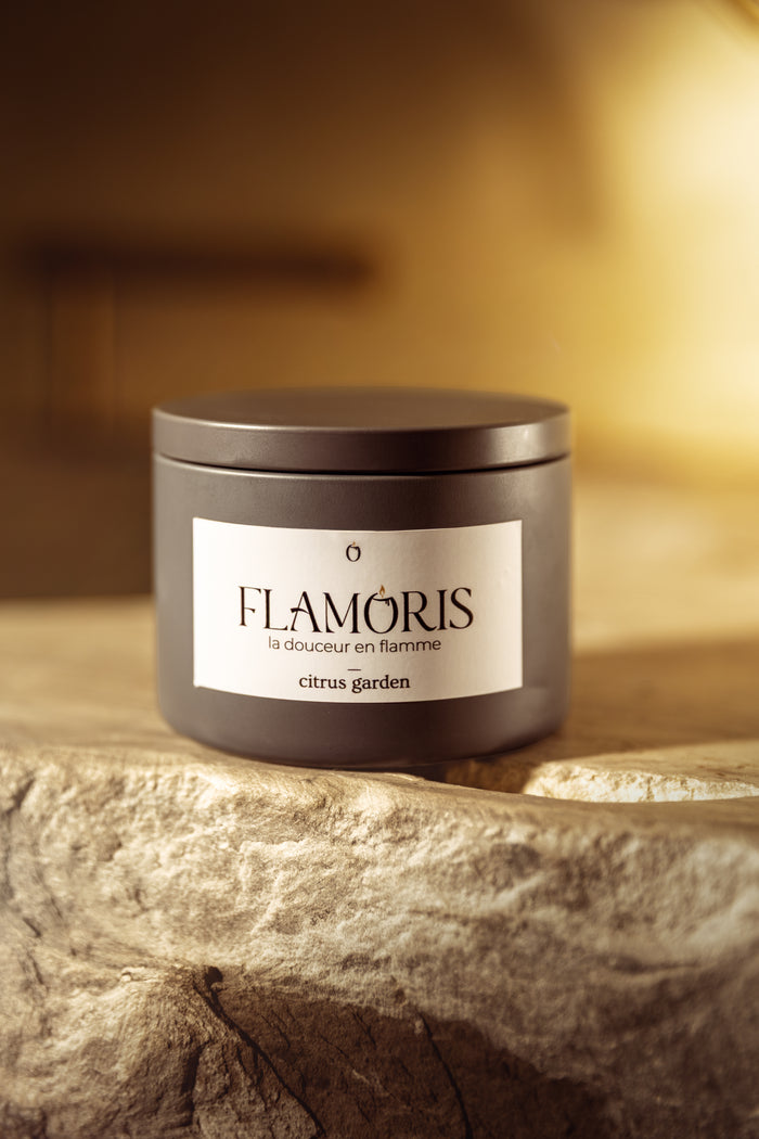 Citrus Garden – Bougie Parfumée Fraîcheur Agrumes & Élégance