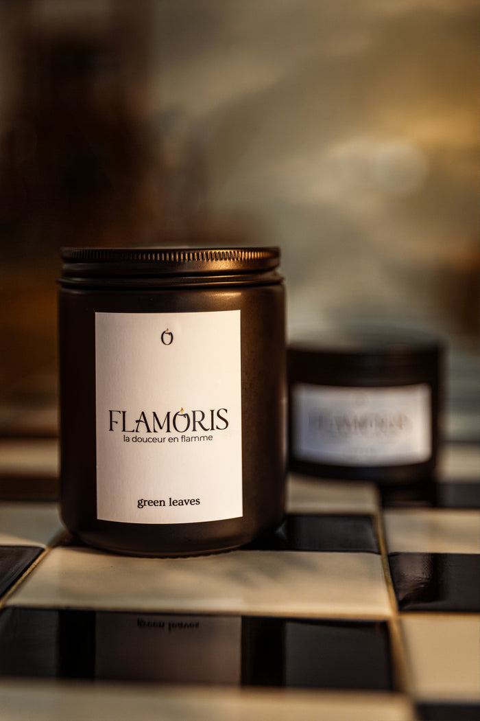 Green Leaves – Bougie Parfumée Fraîcheur Verte & Naturelle